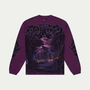 Godspeed Sweatshirt Storm BMX City Graphic Purple