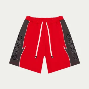 Godspeed Shorts Script Side Panel Red