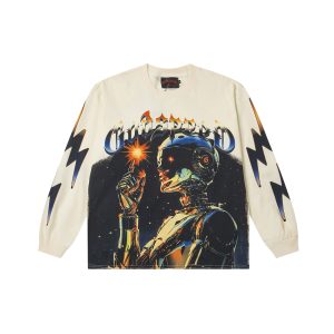 Buy Godspeed Sputnik Long Sleeve T-Shirt Bone