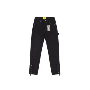 Godspeed Jeans Tonal Monogram Carpenter Black