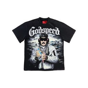 Godspeed Maduro Edition Graphic T-Shirt Washed Black